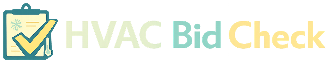 HVAC Bid Check